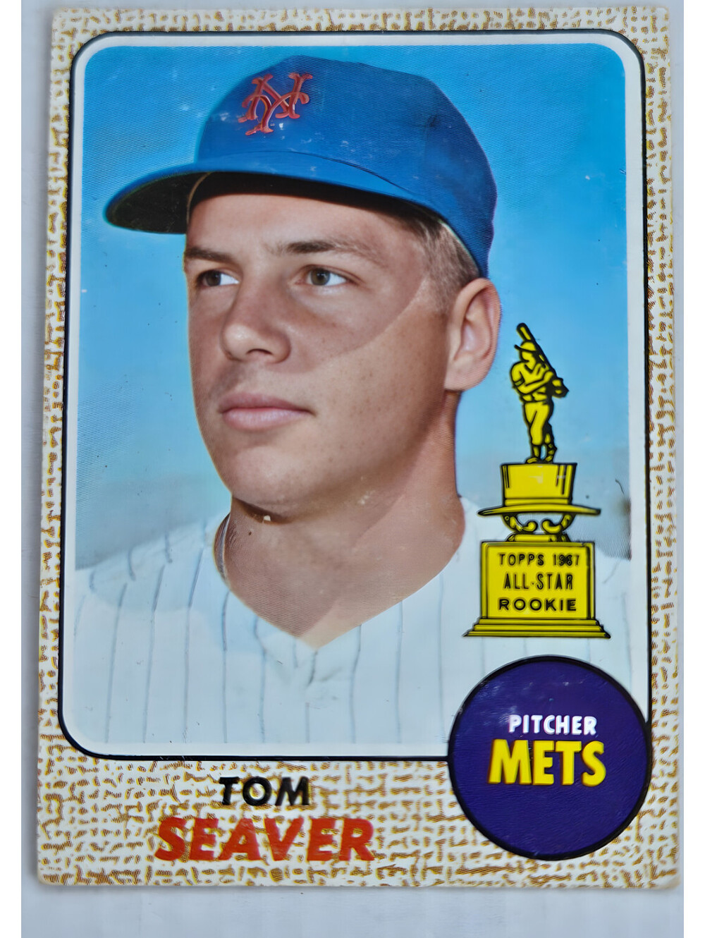 1968 Topps Tom Seaver #45 New York Mets Vintage Baseball Card Hall of Fame